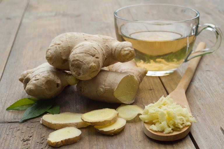 fresh ginger tea